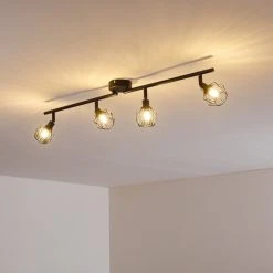 Hofstein Yalmhill Deckenleuchte LED Schwarz, 4-flammig -LED Leuchten Verkäufe 2022 yalmhill deckenleuchte h3318553 9