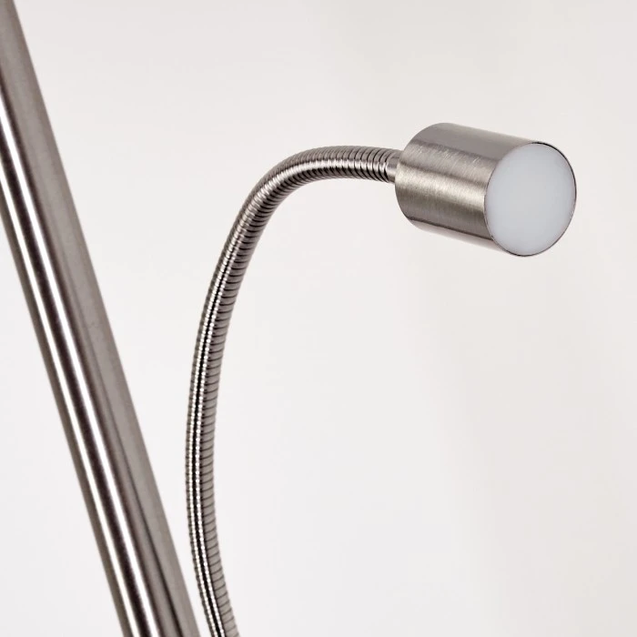 Hofstein Yuruyacu Stehleuchte LED Nickel-Matt, 2-flammig 6 Hofstein Yuruyacu Stehleuchte LED Nickel-Matt, 2-flammig – Bild 6