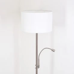 Hofstein Yuruyacu Stehleuchte LED Nickel-Matt, 2-flammig 17 Hofstein Yuruyacu Stehleuchte LED Nickel-Matt, 2-flammig -LED Leuchten Verkäufe 2022 yuruyacu stehleuchte h3576809 7