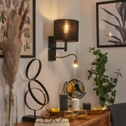 Hofstein Yuruyacu Wandleuchte LED Messing, Schwarz, 2-flammig 22 Hofstein Yuruyacu Wandleuchte LED Messing, Schwarz, 2-flammig -LED Leuchten Verkäufe 2022 yuruyacu wandleuchte h3575529 10