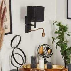 Hofstein Yuruyacu Wandleuchte LED Messing, Schwarz, 2-flammig 23 Hofstein Yuruyacu Wandleuchte LED Messing, Schwarz, 2-flammig -LED Leuchten Verkäufe 2022 yuruyacu wandleuchte h3575529 11