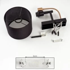 Hofstein Yuruyacu Wandleuchte LED Messing, Schwarz, 2-flammig 16 Hofstein Yuruyacu Wandleuchte LED Messing, Schwarz, 2-flammig -LED Leuchten Verkäufe 2022 yuruyacu wandleuchte h3575529 4