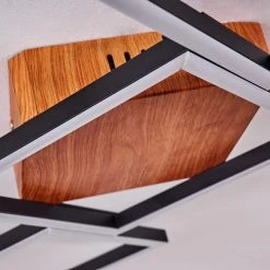 Hofstein Zocca Deckenleuchte LED Braun, Holz dunkel, 1-flammig -LED Leuchten Verkäufe 2022 zocca deckenleuchte h3438596 5