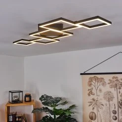 Hofstein Zocca Deckenleuchte LED Schwarz, 1-flammig -LED Leuchten Verkäufe 2022 zocca deckenleuchte h3438619 10