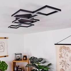 Hofstein Zocca Deckenleuchte LED Schwarz, 1-flammig -LED Leuchten Verkäufe 2022 zocca deckenleuchte h3438619 11