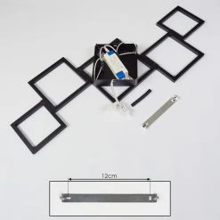 Hofstein Zocca Deckenleuchte LED Schwarz, 1-flammig -LED Leuchten Verkäufe 2022 zocca deckenleuchte h3438619 4