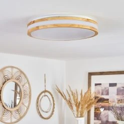 Hofstein Zurzach Deckenleuchte LED Weiß, Naturfarben, 1-flammig -LED Leuchten Verkäufe 2022 zurzach deckenleuchte h3458068 9